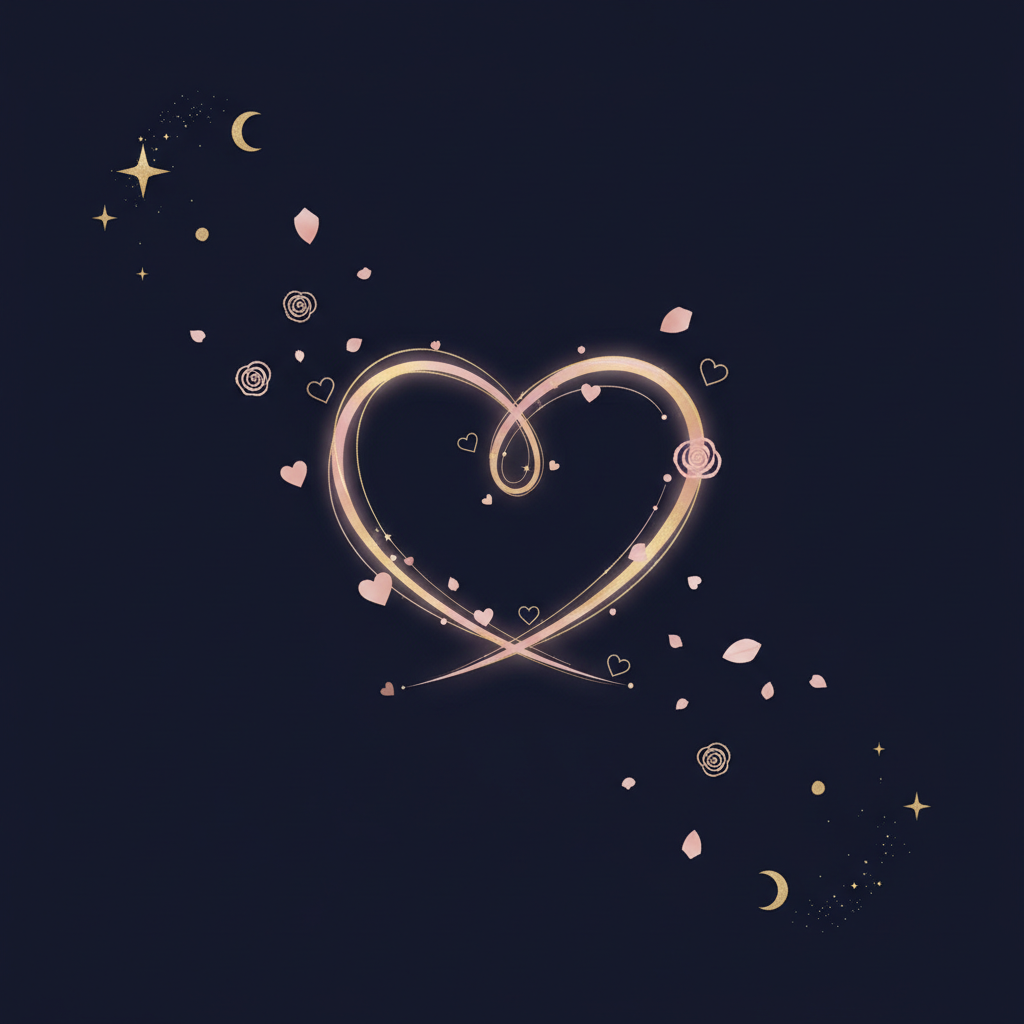 年の差恋愛を占星術で占う｜うまくいくカップルの星座パターンのイメージイラスト