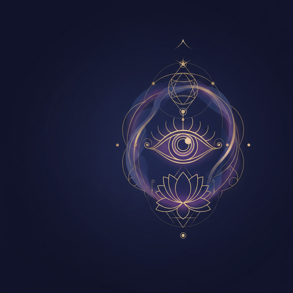 オーラの色別の意味を示すカラフルなイラスト