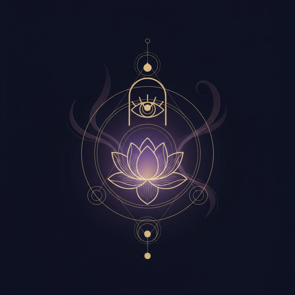 自然の中でオーラを整えるリフレッシュのイメージ