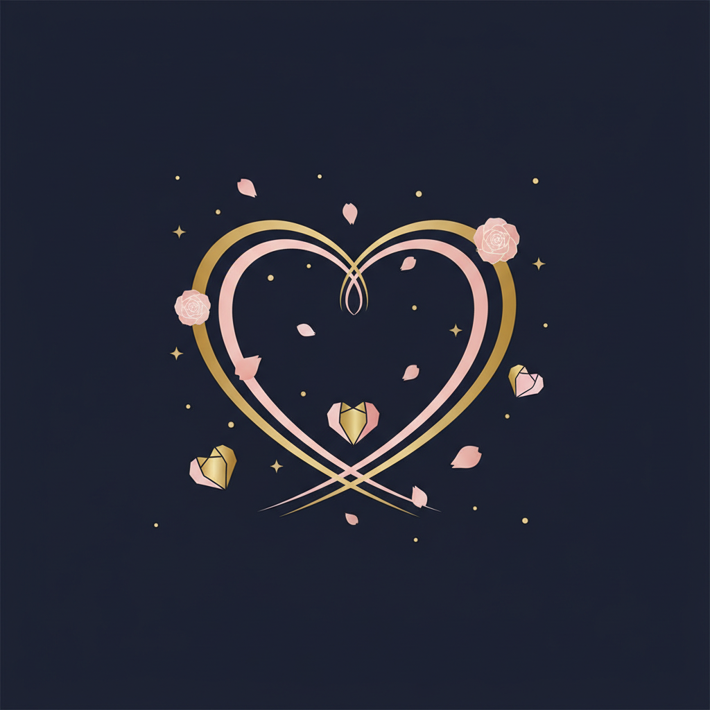 12星座と失恋の関係性を表す星空のイラスト