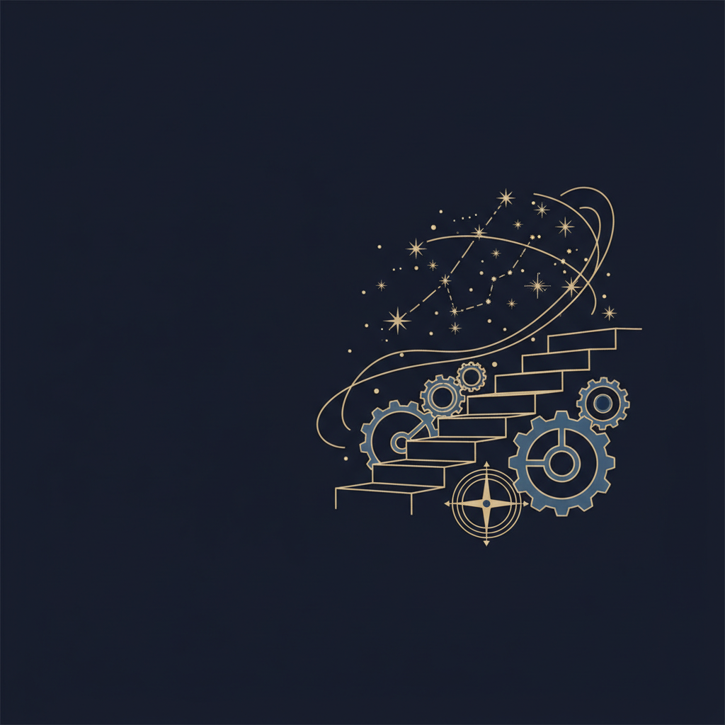 2026年の天体配置と惑星の動きを表すイメージ