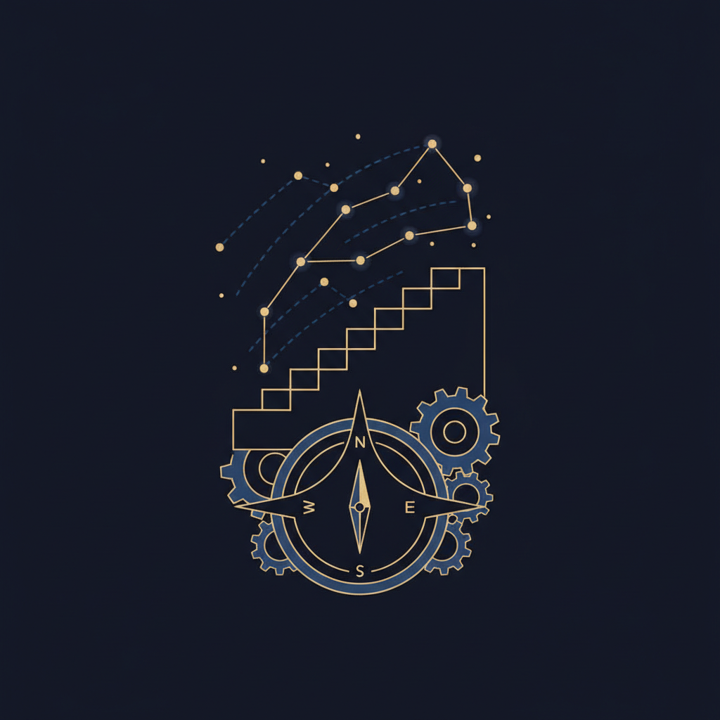 カレンダーと星座のシンボルが並ぶイメージ