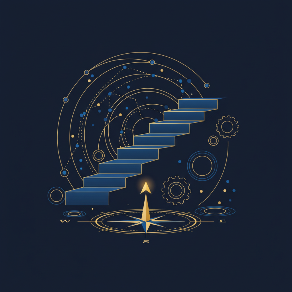 希望の光と新しいキャリアへの道のイメージ