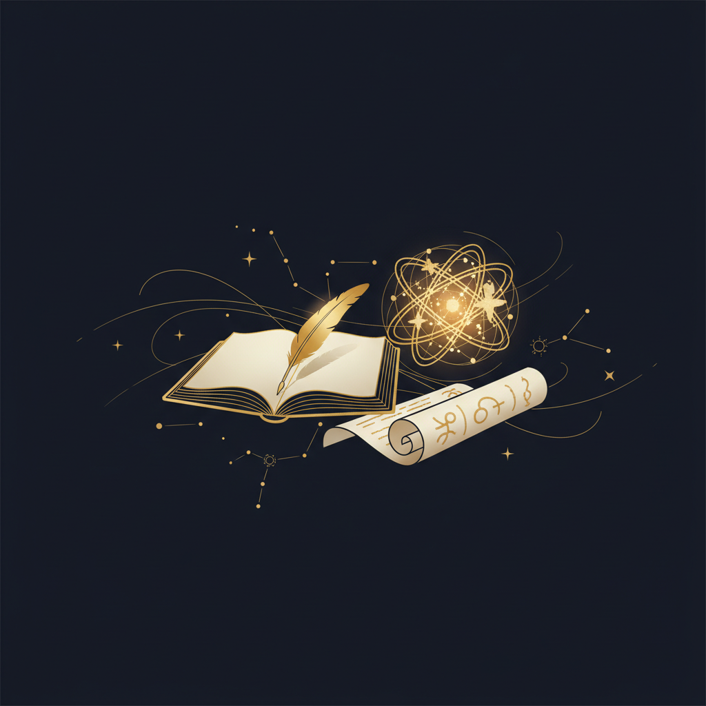 東洋の干支と西洋の星座が融合したシンボルイメージ