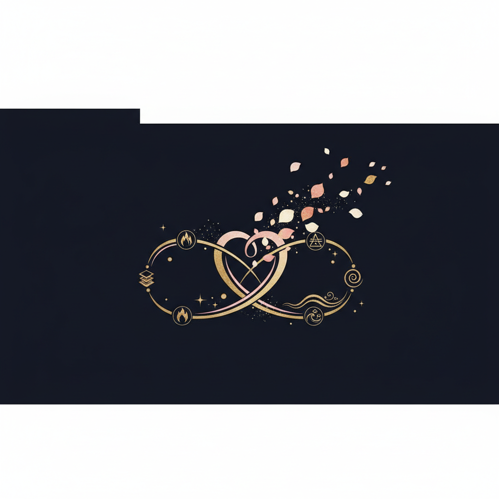 星座のエレメント別相性診断｜火・地・風・水の最強ペアは？のイメージイラスト