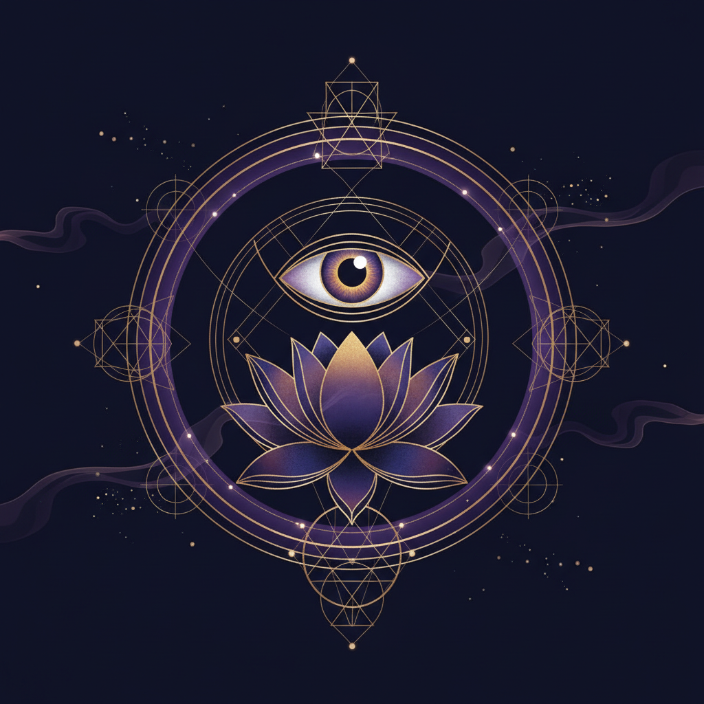 夜空と満月のイメージ