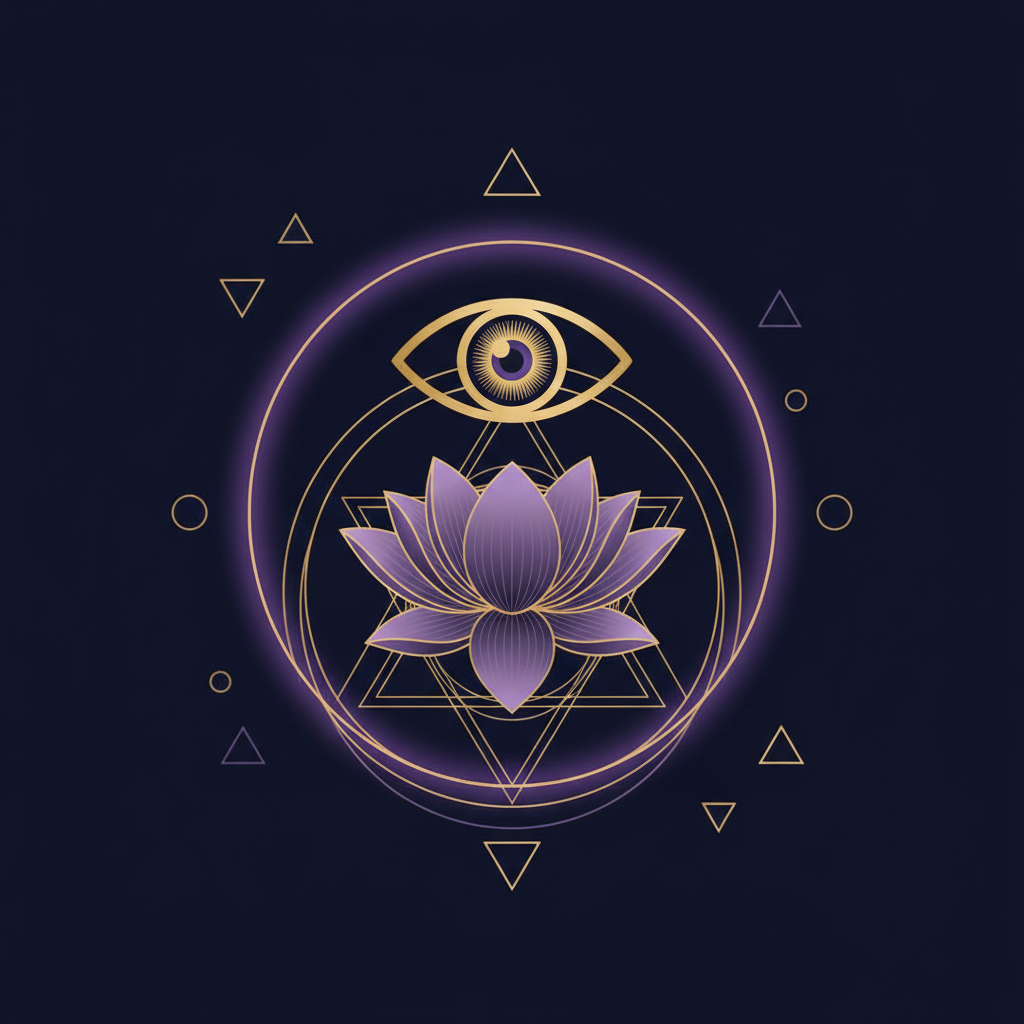 コンパスと方角ごとの風水エネルギーを表すイメージ