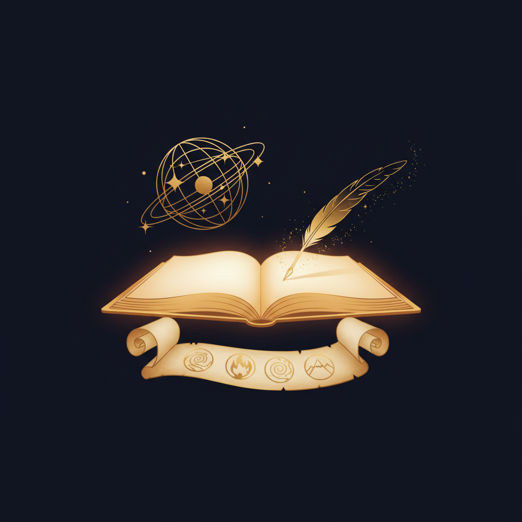 燃え上がる炎と豊かな大地のコントラストを表現したイラスト