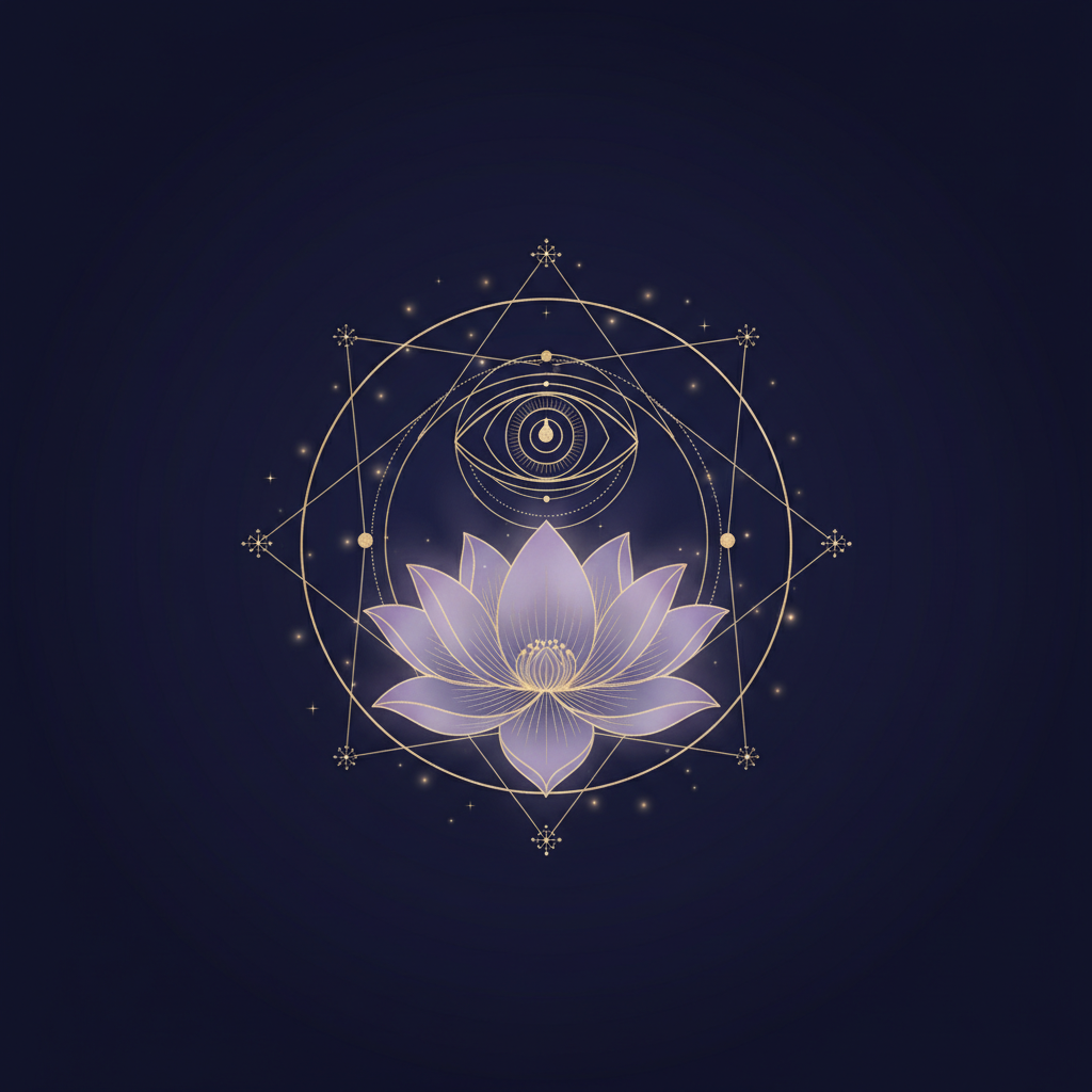 穏やかな満月の夜、窓辺でお茶を飲みながらくつろぐ女性