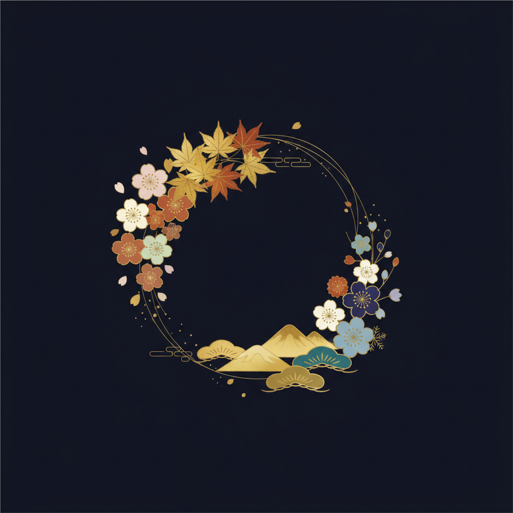 GWの開運旅行先｜方角と九星気学で選ぶベスト旅行先のイメージイラスト