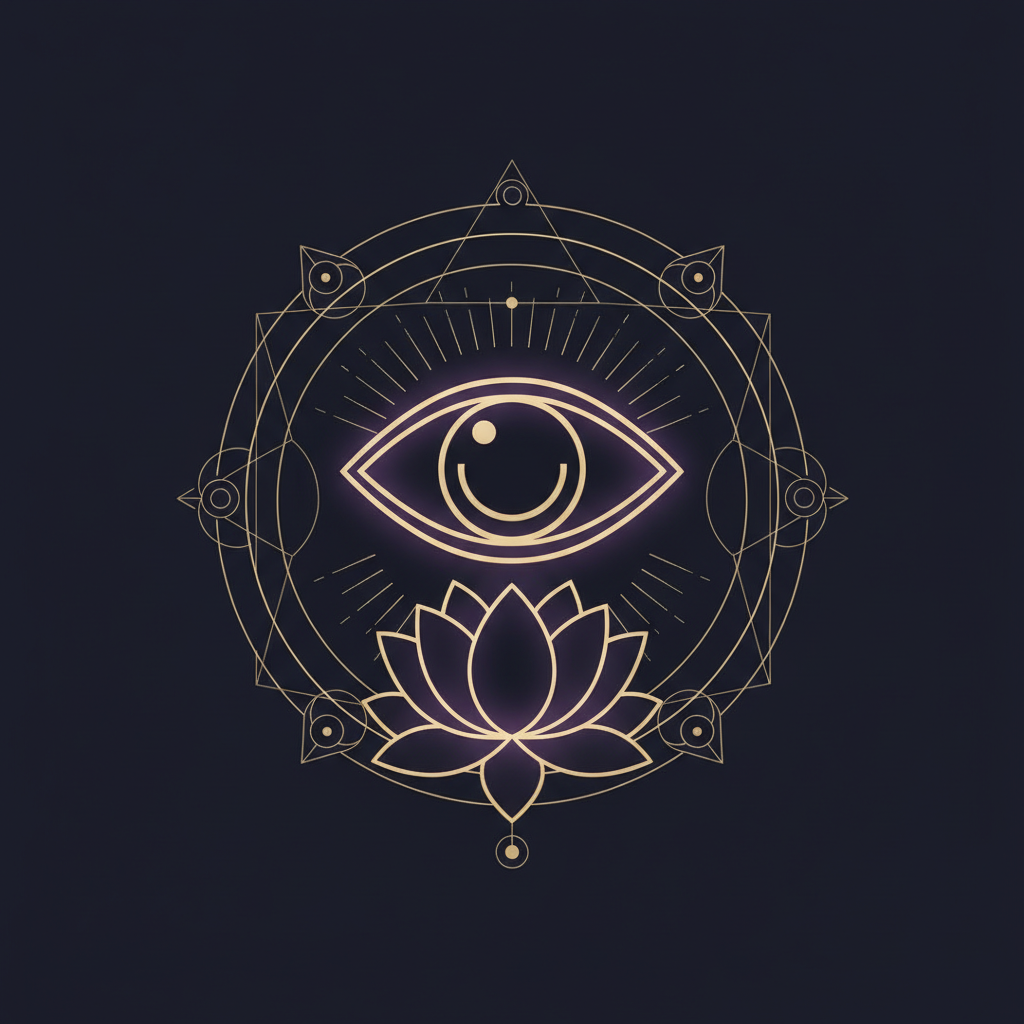 手のひらに刻まれた手相の線を優しく見つめるイメージ