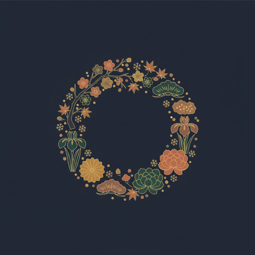 桃色のキャンドルと水晶を使ったリチュアルの様子