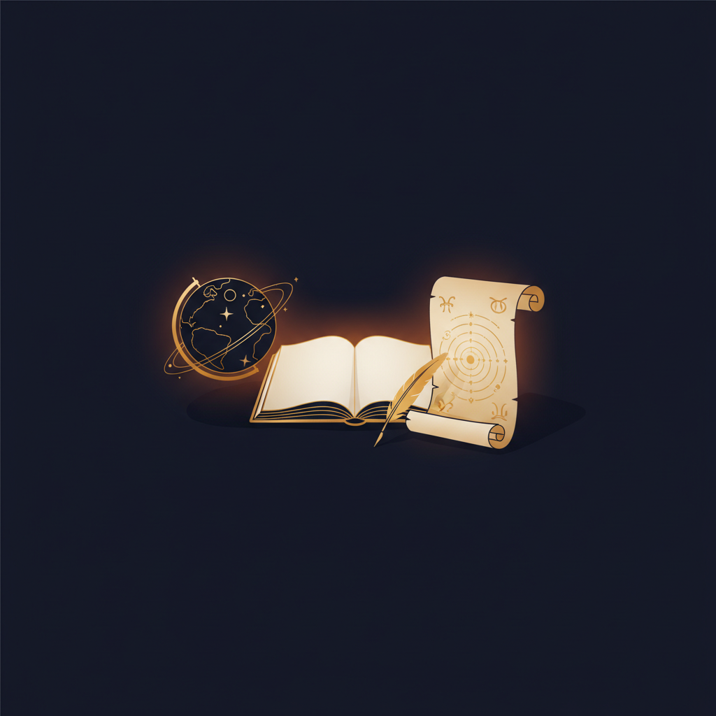 ホロスコープの円盤と12ハウスの全体図