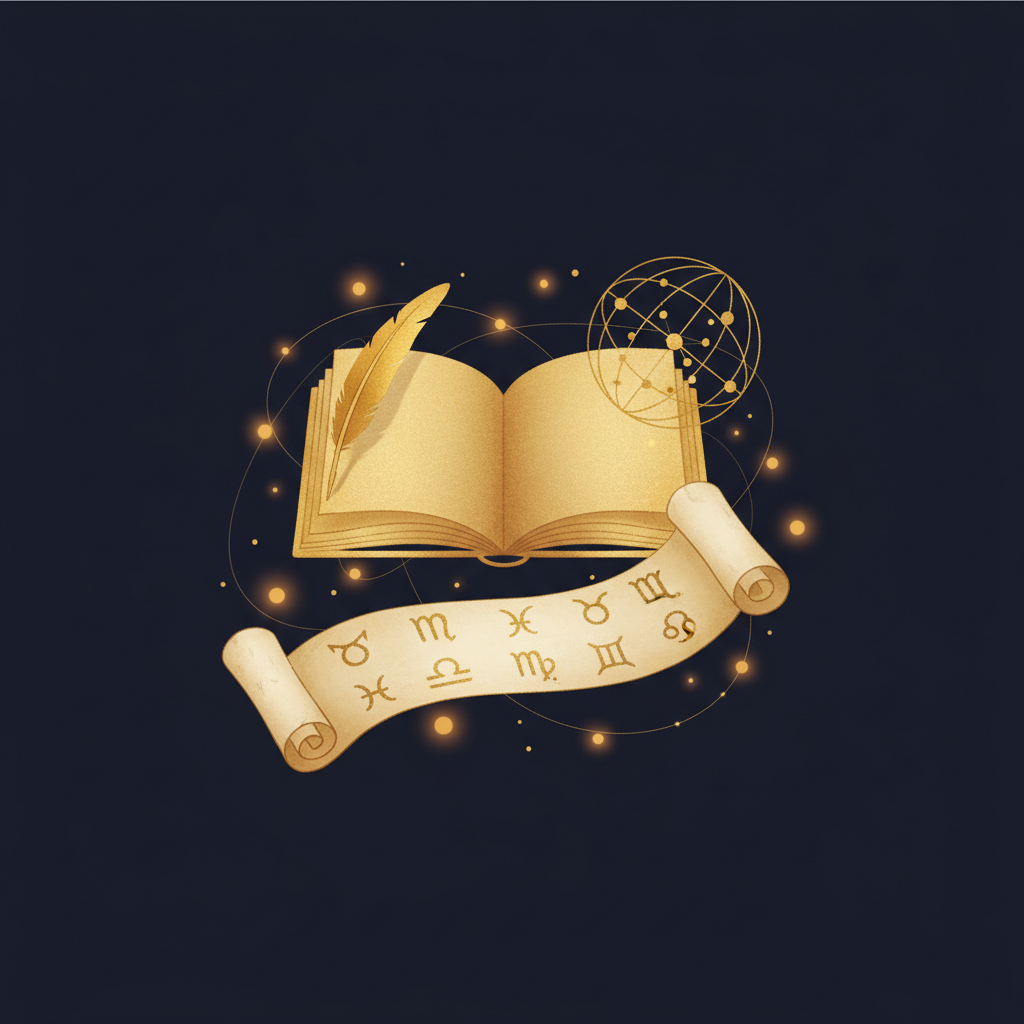 第7ハウスから第12ハウスを示すホロスコープ図