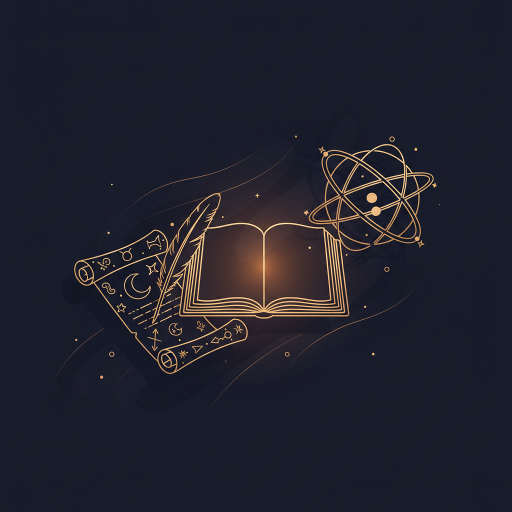 出生図（ネイタルチャート）を読む女性のイメージ