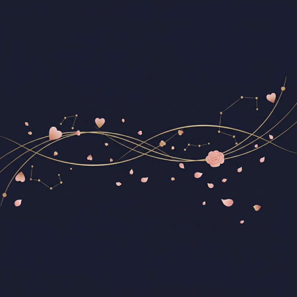 片思いを成就させる占い的アプローチ｜星座別・効果的な告白方法のイメージイラスト