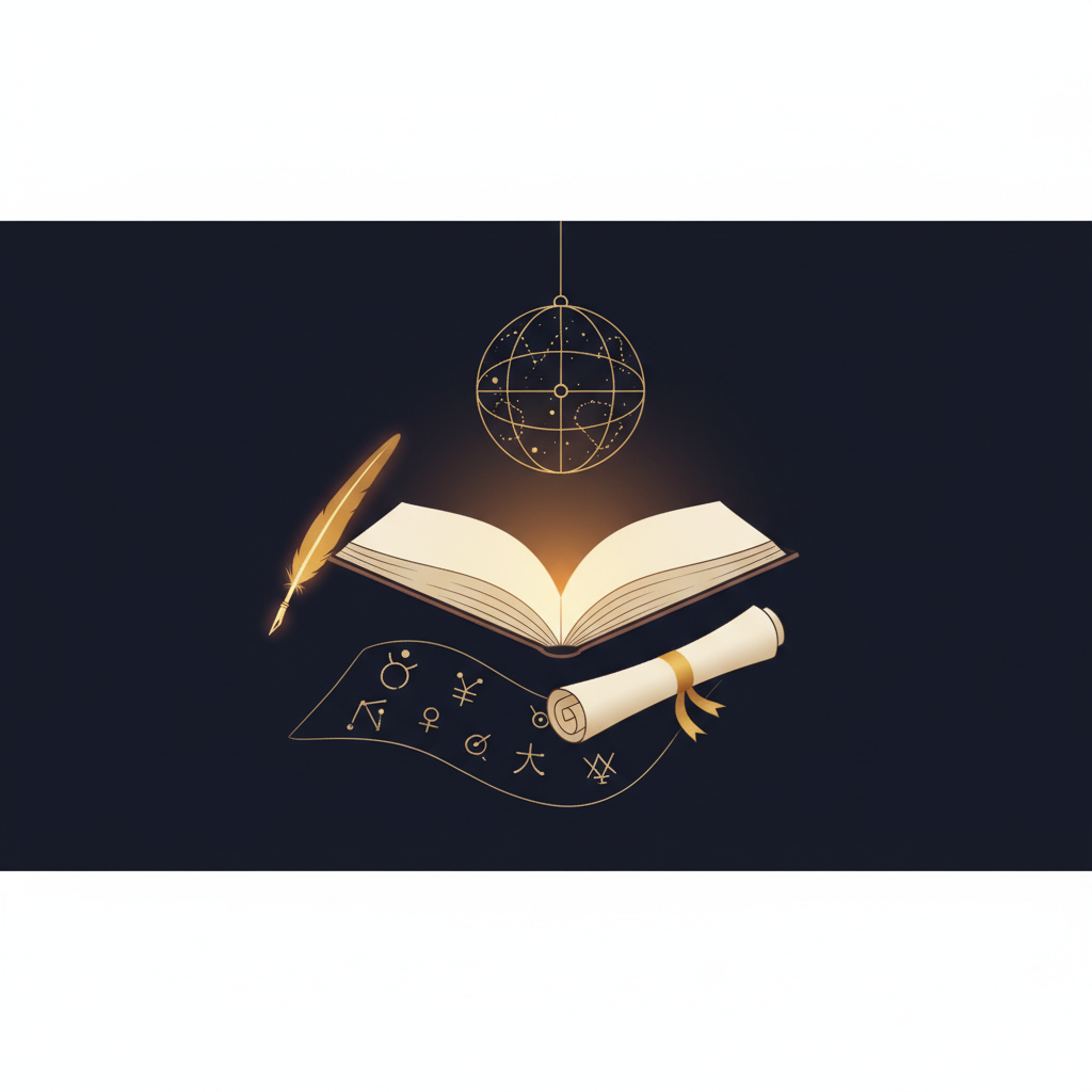 星座と惑星の配置を表す星図のイメージ