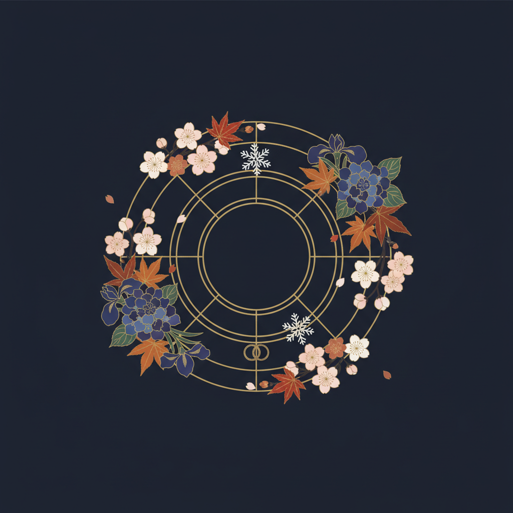 二人の星座と相性チャートのイメージ