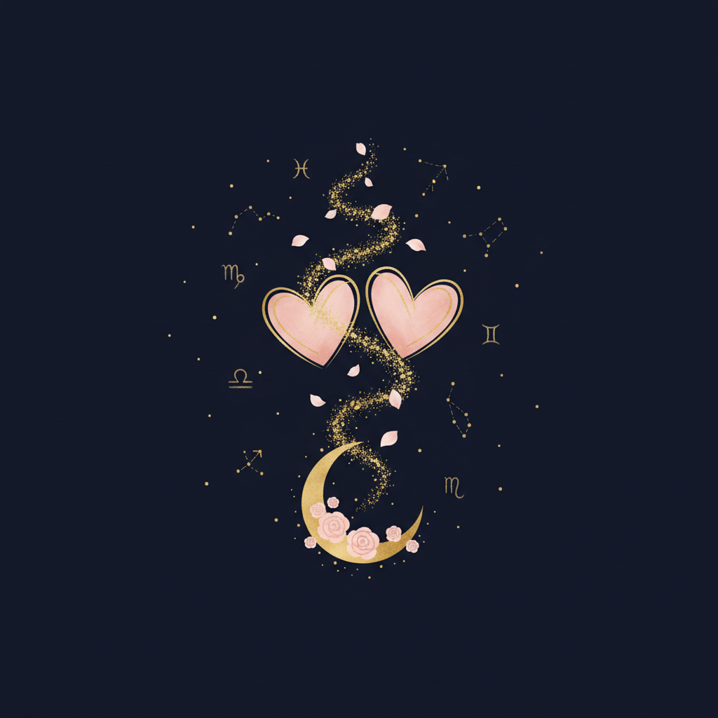 夕焼けの駅のホームで再会する二人