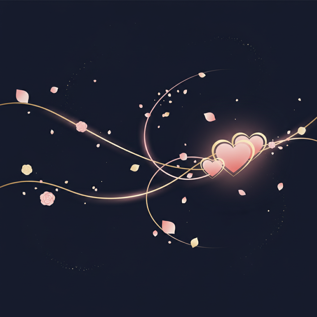 タロットカードとキャンドルの温かいイメージ