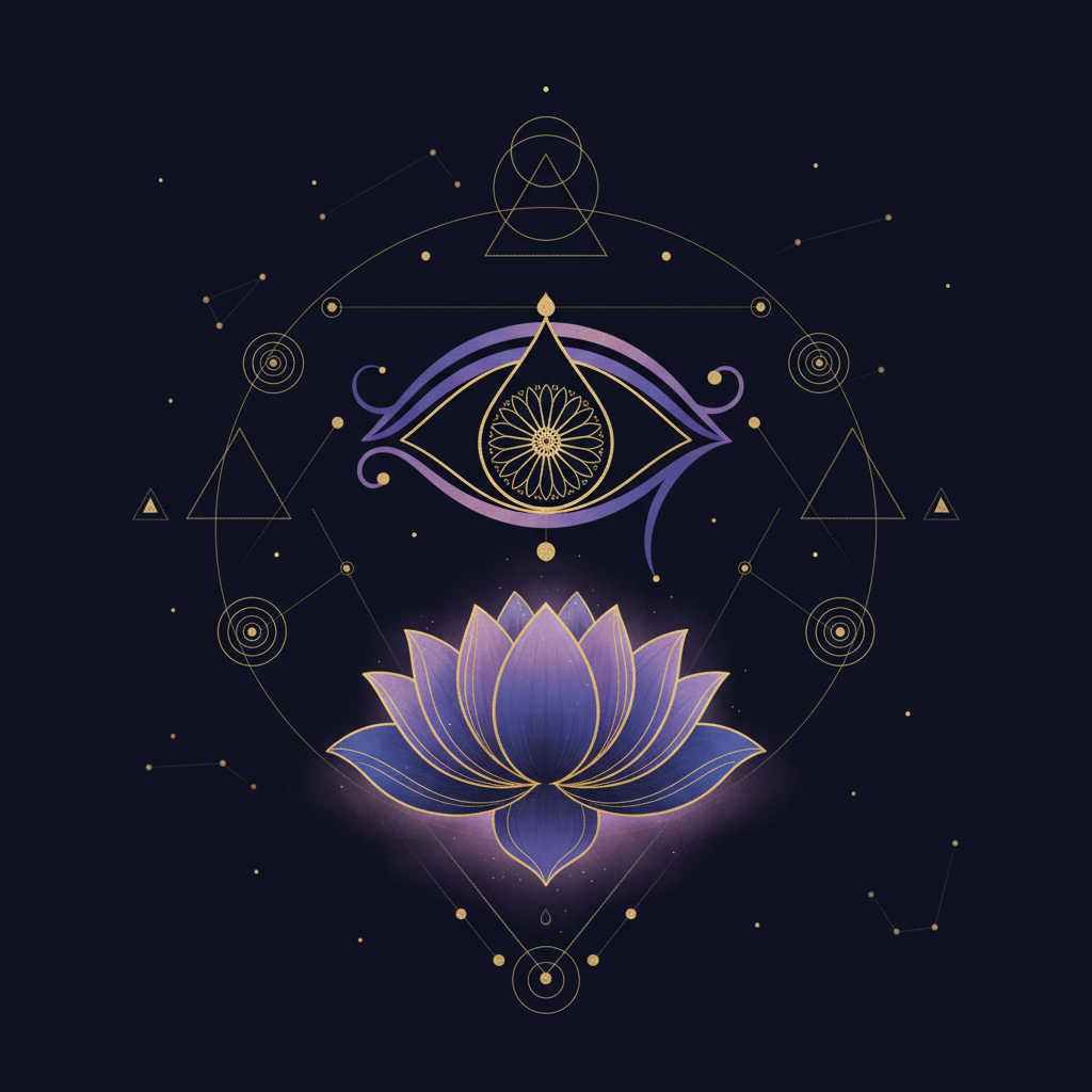 炎と大地のエネルギーを感じる瞑想シーン