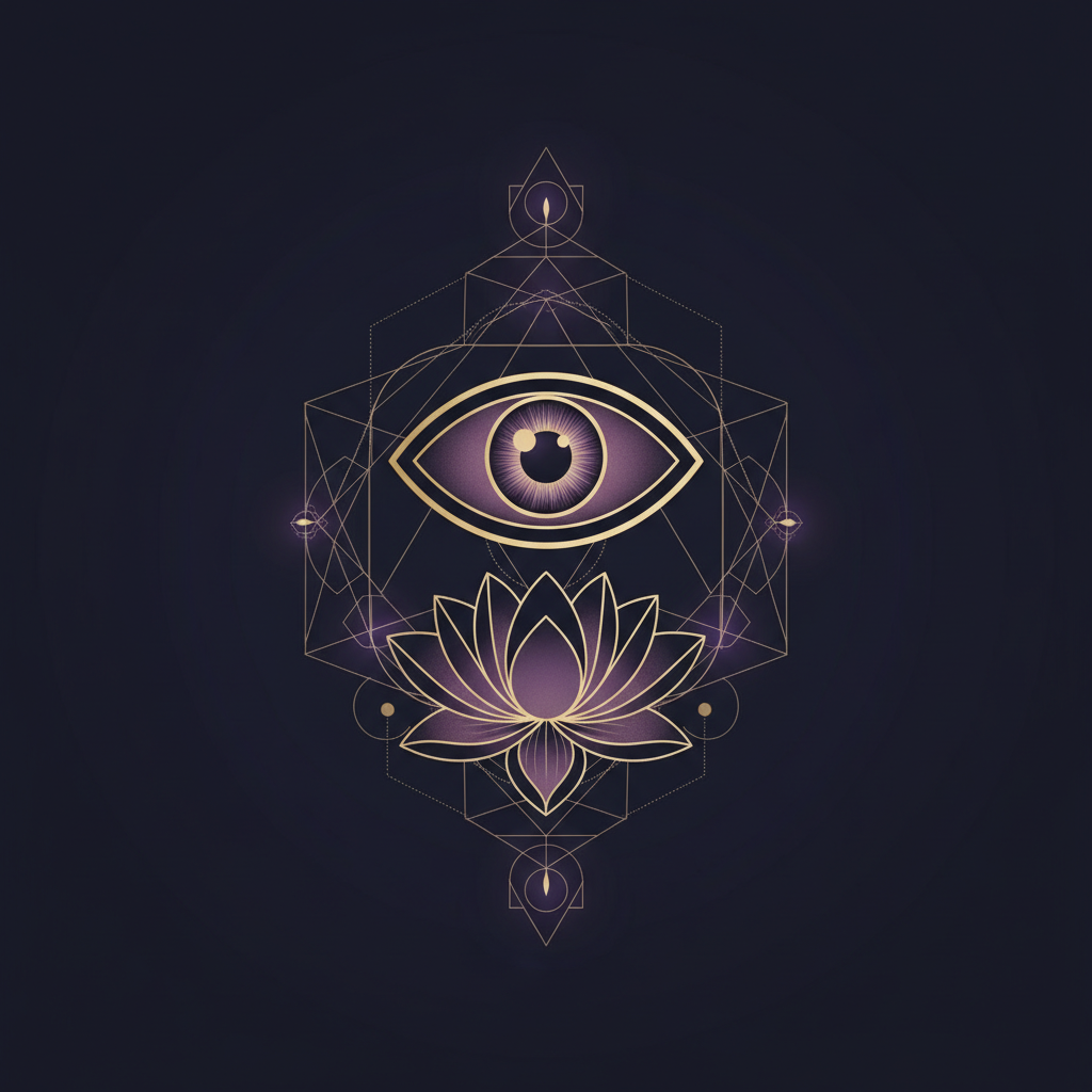 星空の下で静かに座る人のシルエット