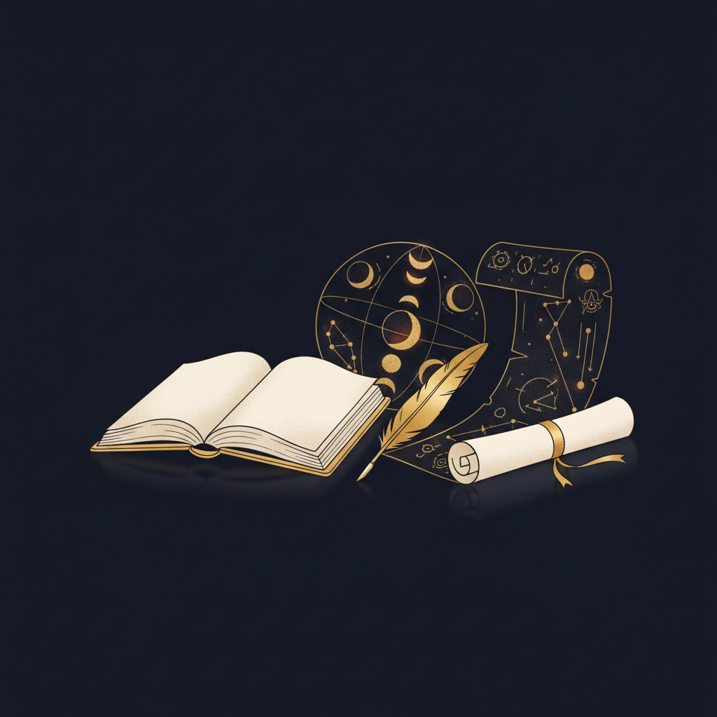 月星座とは？太陽星座との違いと本当のあなたの姿のイメージイラスト