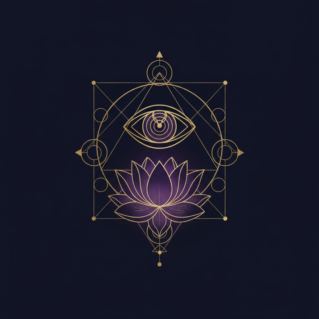 前世を知る方法、水晶玉と古い本が並ぶ神秘的な占いのイメージ