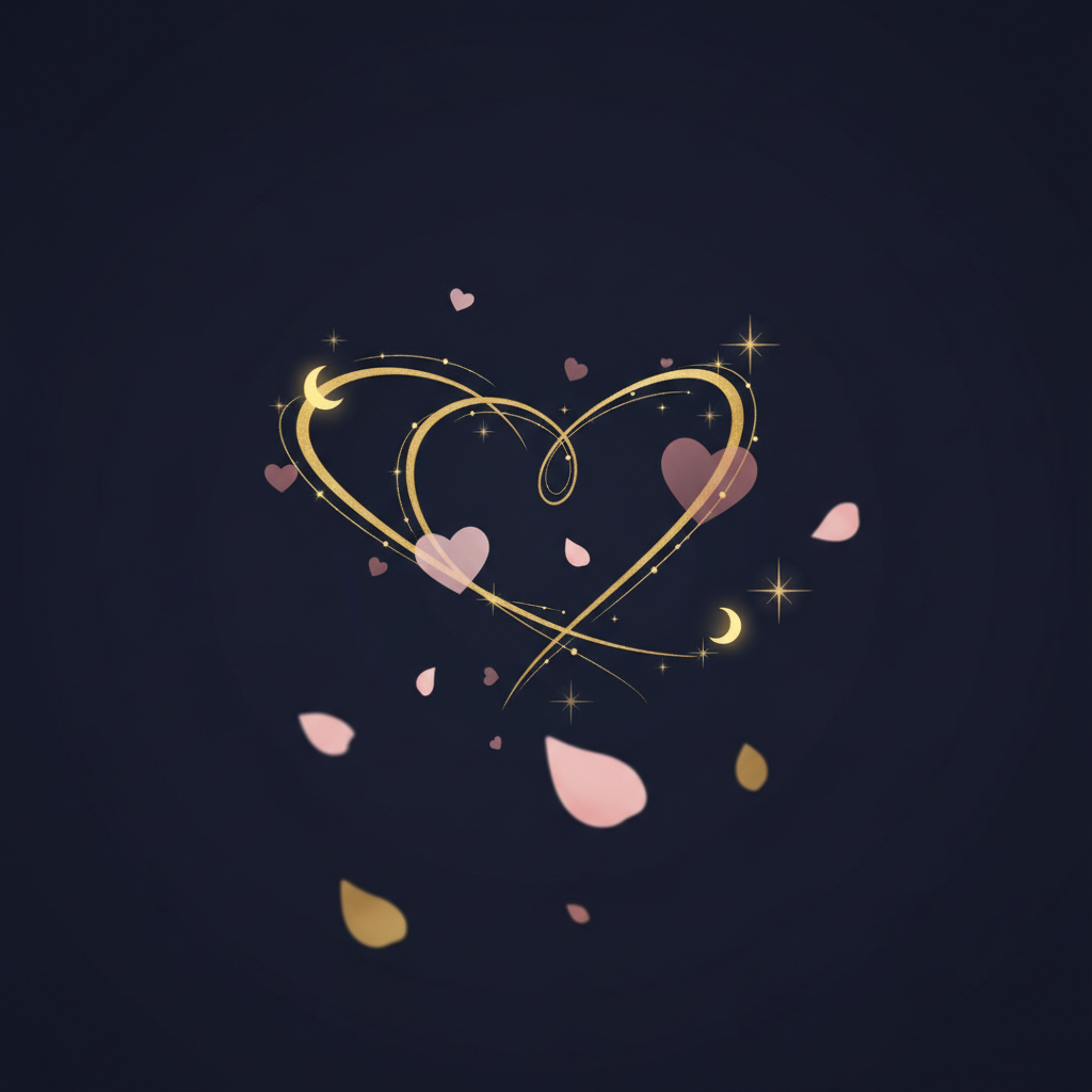 占星術とプロポーズの関係を表す星空と指輪のイメージ