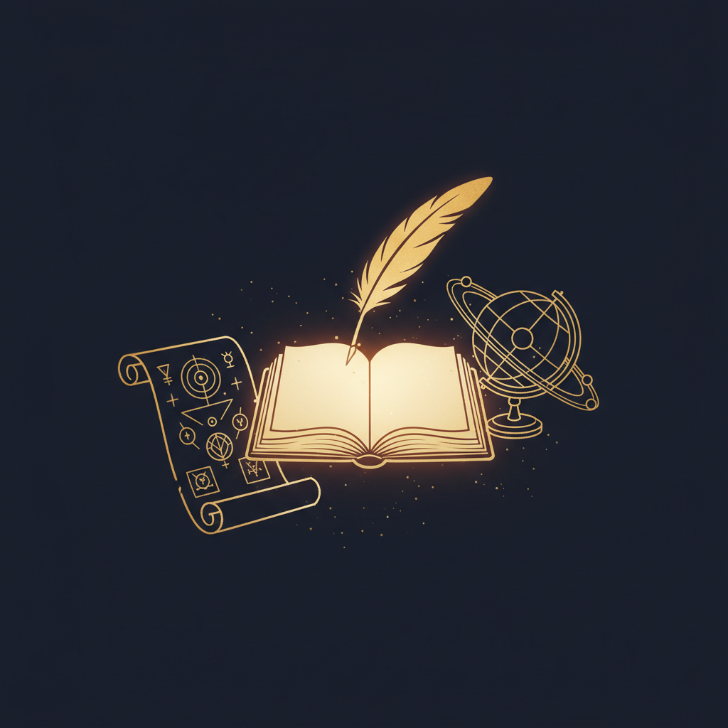 土星が夜空に輝き、人生の転機を象徴するイメージ