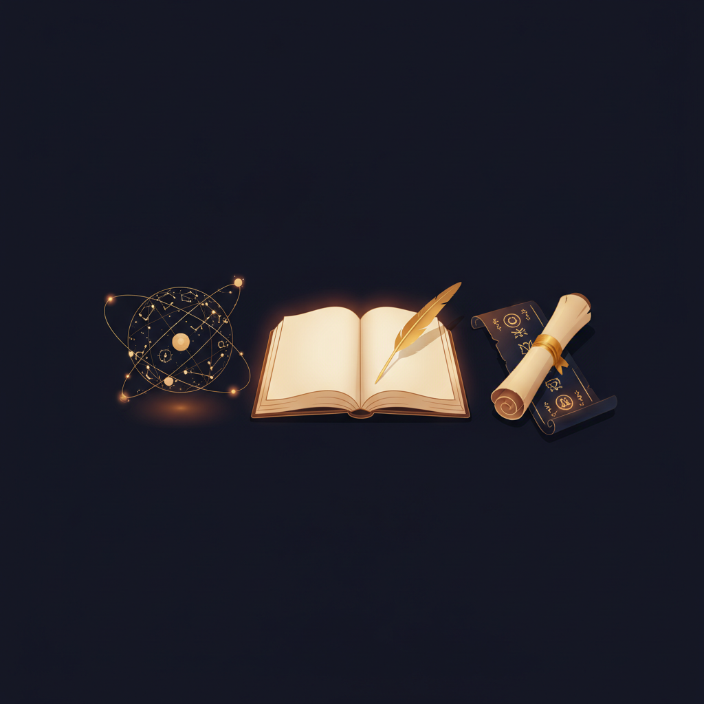 夜空に輝く土星と星々、新しい人生への扉が開くイメージ