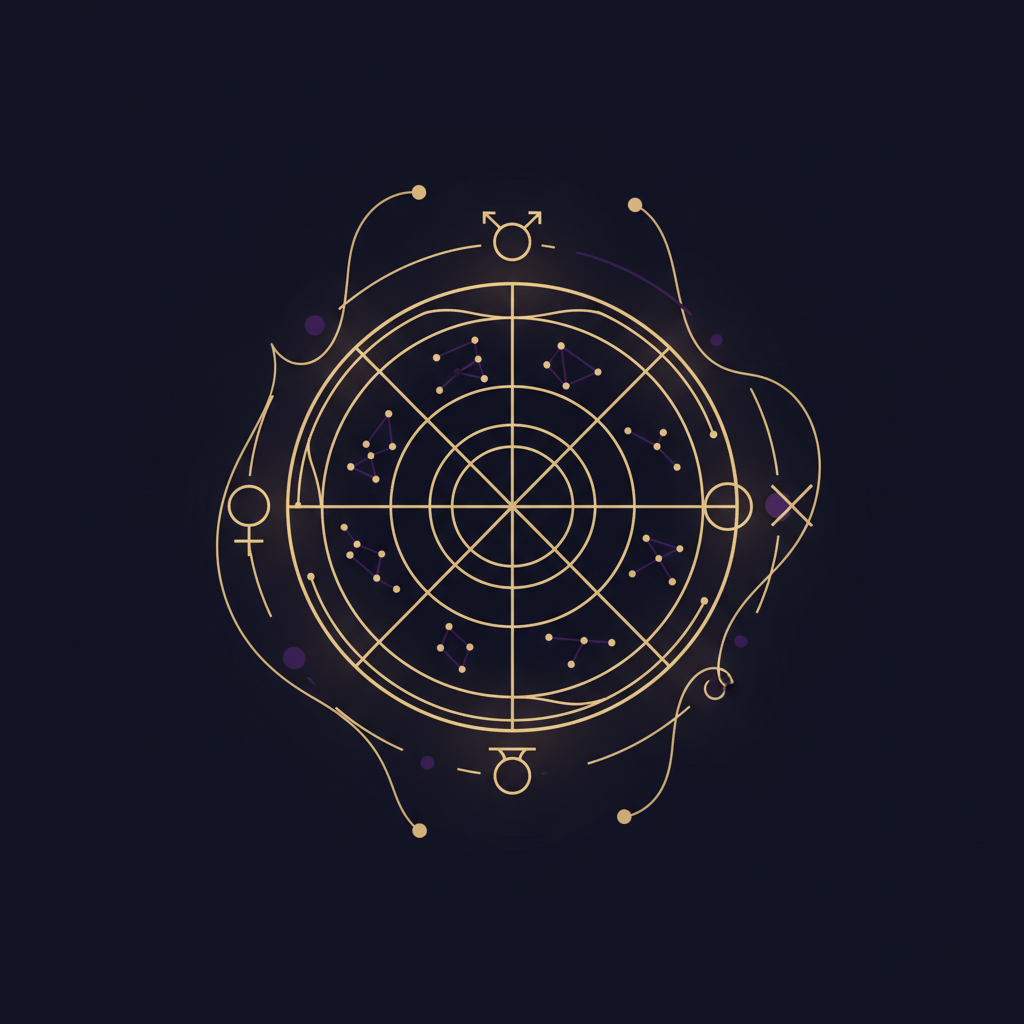 4月25日生まれの星座・牡牛座のシンボルと星空のイメージ