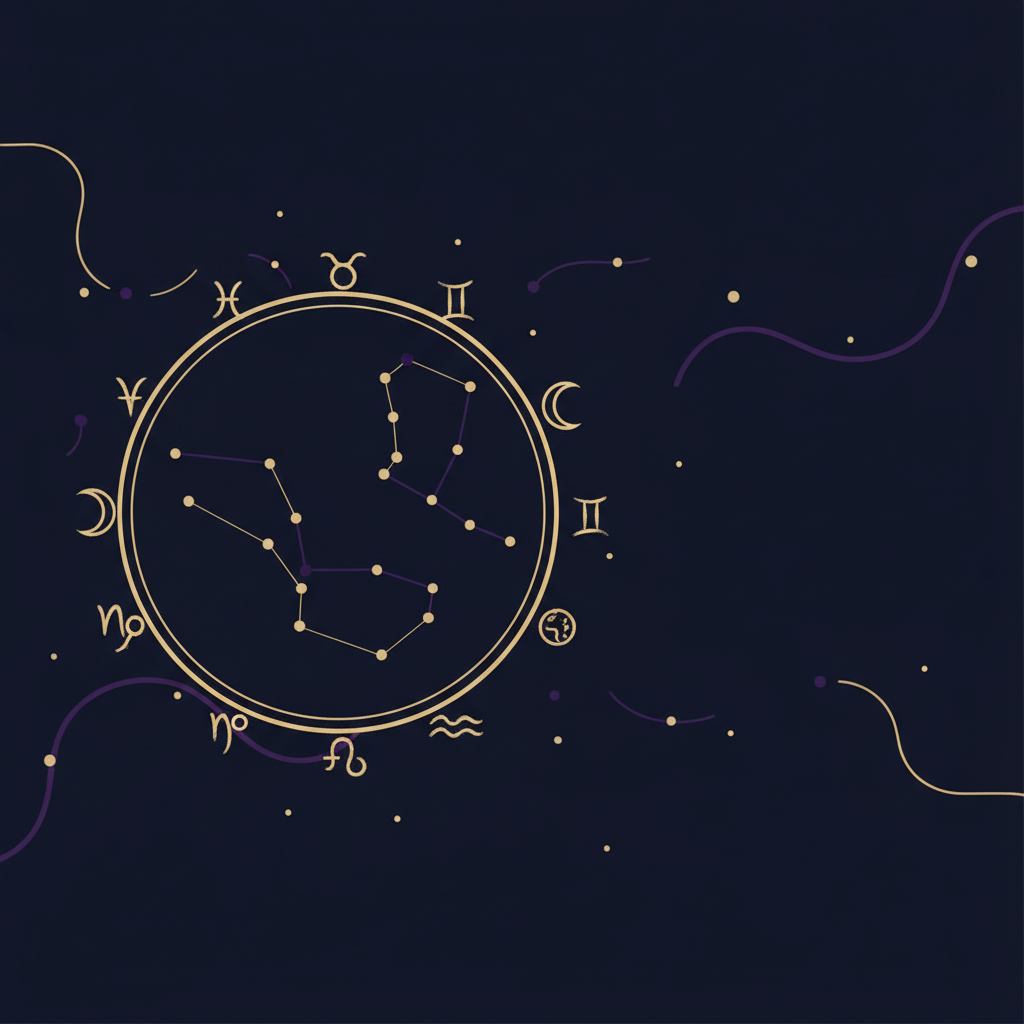 大地に根を張る大樹と金星のシンボルが描かれた神秘的なイラスト