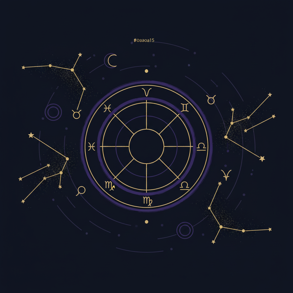 おとめ座の星座を日常に活かすイメージ・手帳と星のイラスト