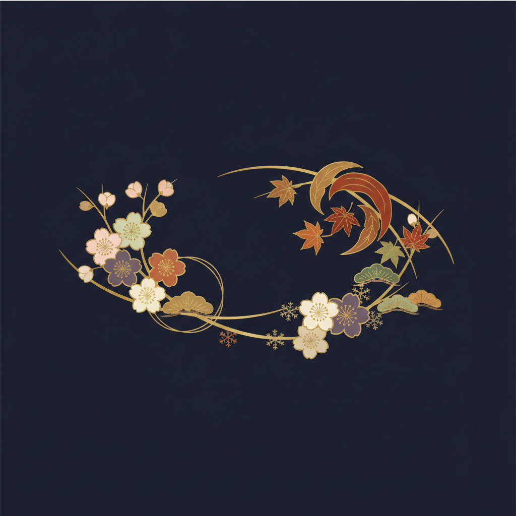 節分と新しい年の始まりを象徴する明るいイメージ