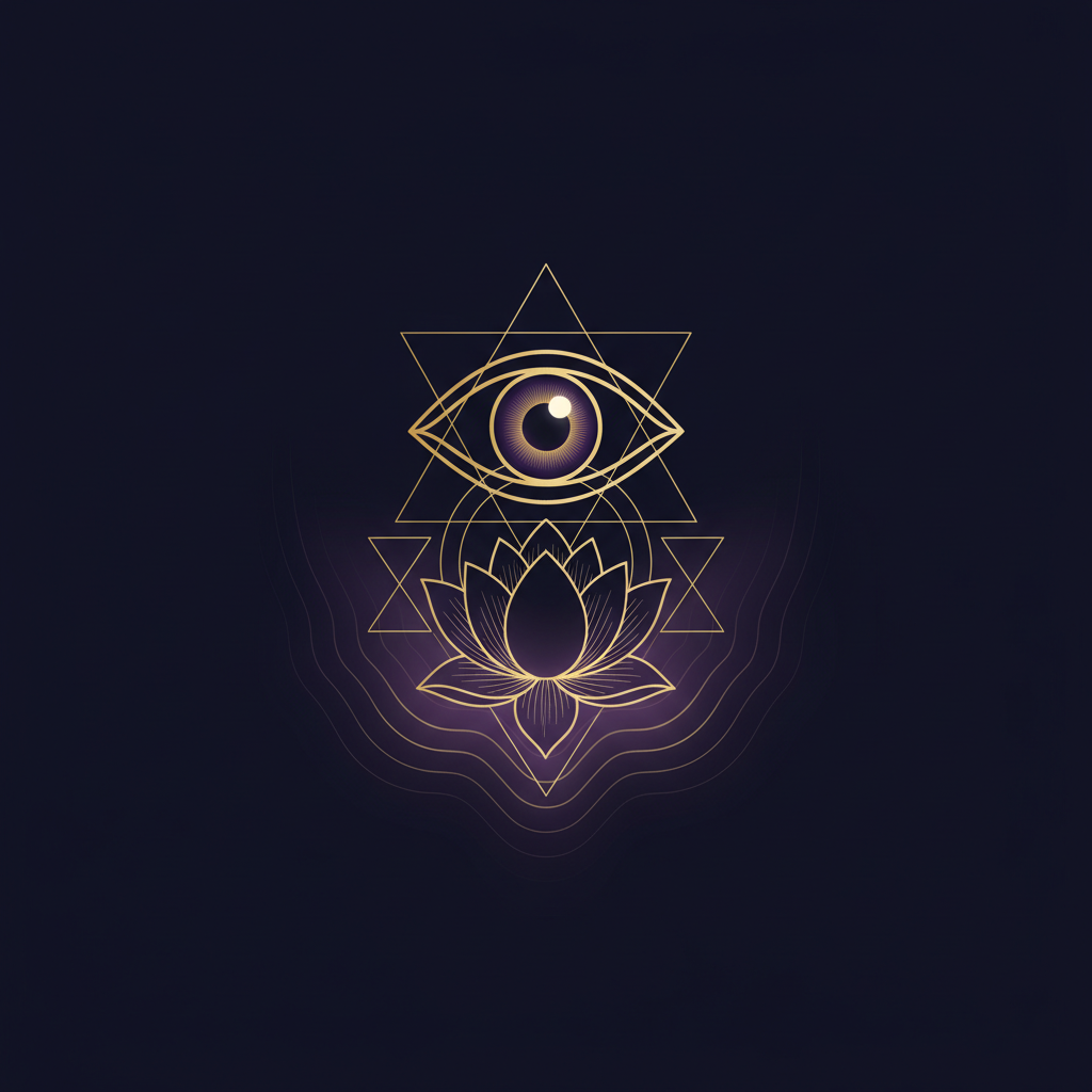 スピリチュアル覚醒のイメージ。光の中で目覚める人物のシルエット