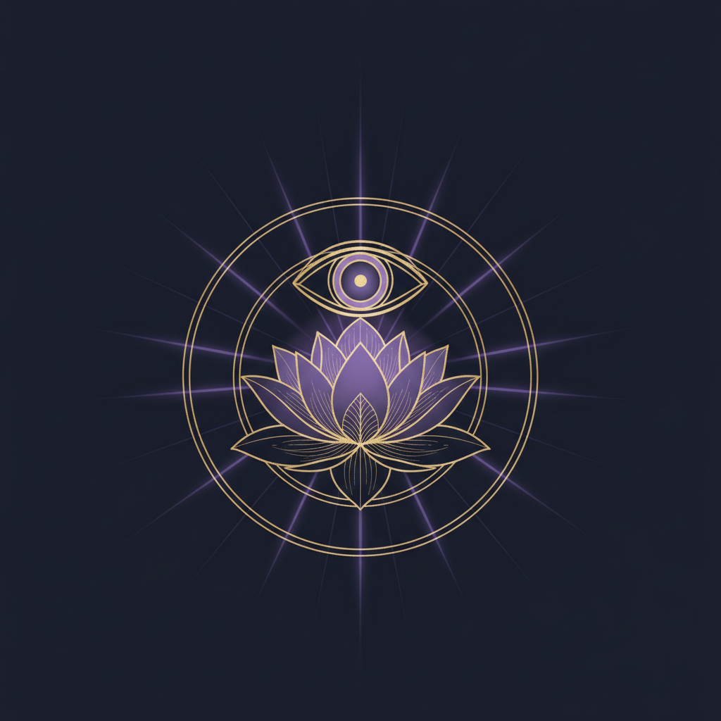 夜空に輝く星と、地上に立つ人物が見上げるシルエットのイメージ