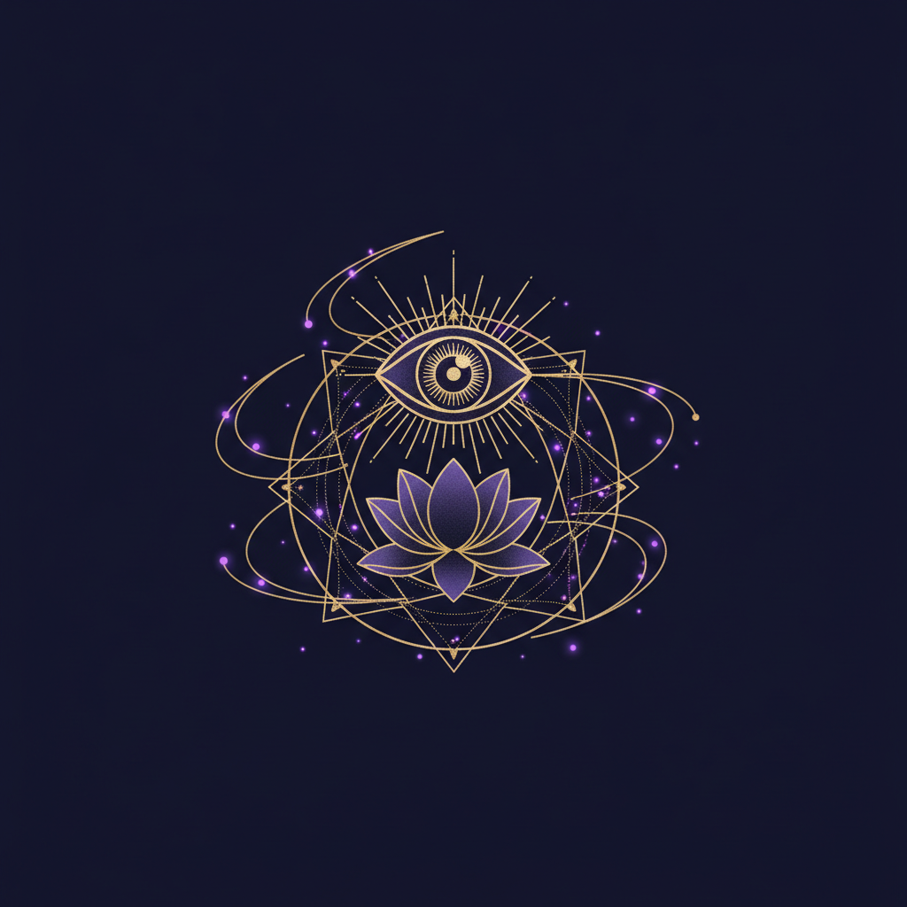 まとめ、夜空の下で輝くひとりの人のシルエットのイメージ