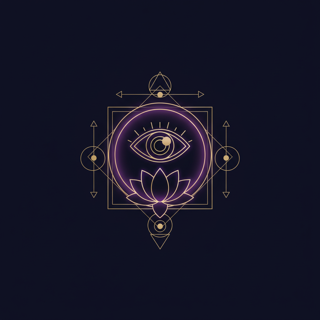 シンクロニシティのイメージ、星空の下でつながる二つの光