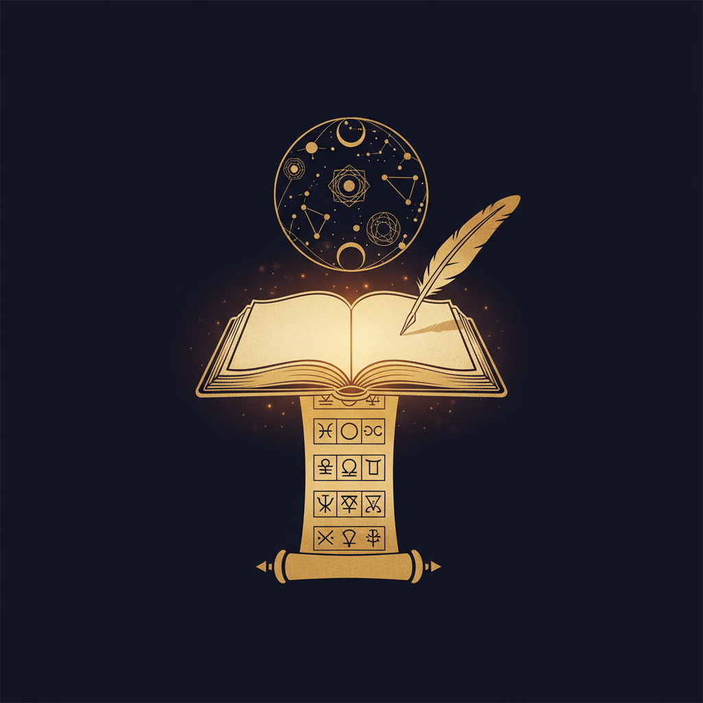 タロット大アルカナ22枚が並ぶ神秘的なテーブルの画像