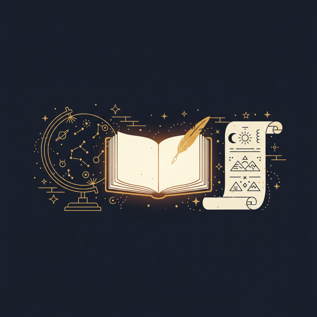 タロット11番から21番のカードを神秘的な光の中で描いたイメージ