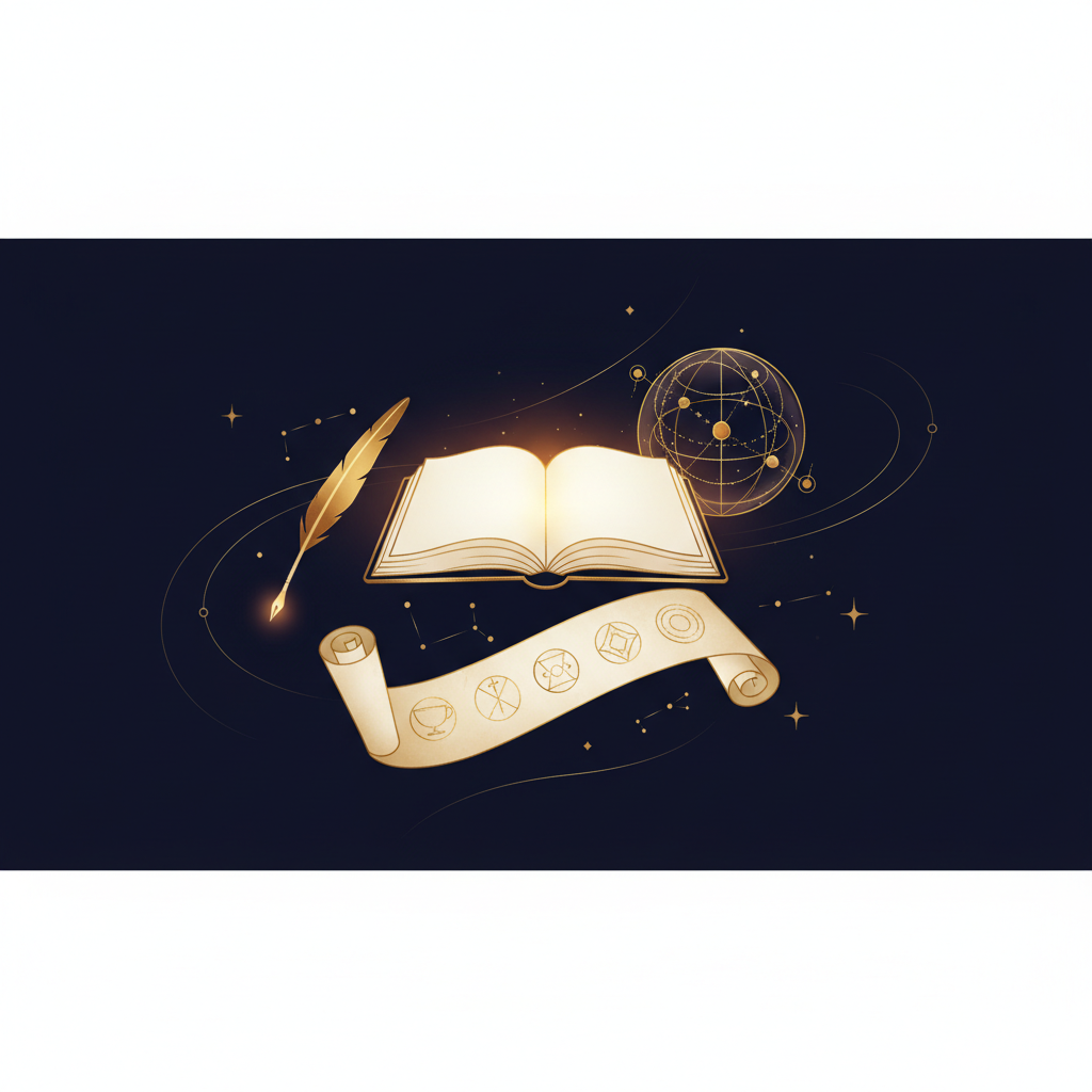 タロット小アルカナ56枚の基本｜4つのスートの意味と読み方のイメージイラスト