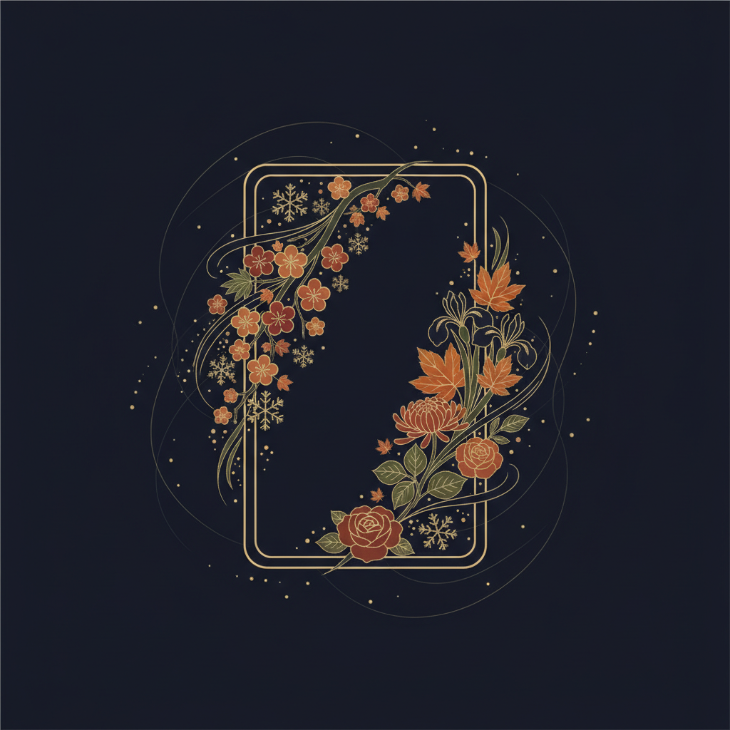 バレンタインのチョコレートとハートのデコレーション、温かい雰囲気の恋愛運占いイメージ