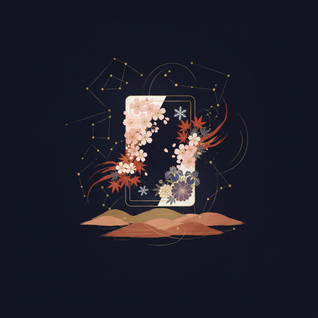 カラフルなチョコレートと星座のシンボルが並ぶ、おしゃれなバレンタインギフトのイメージ