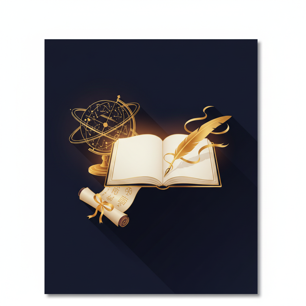 ゆらめくキャンドルの炎と古い手紙のイメージ