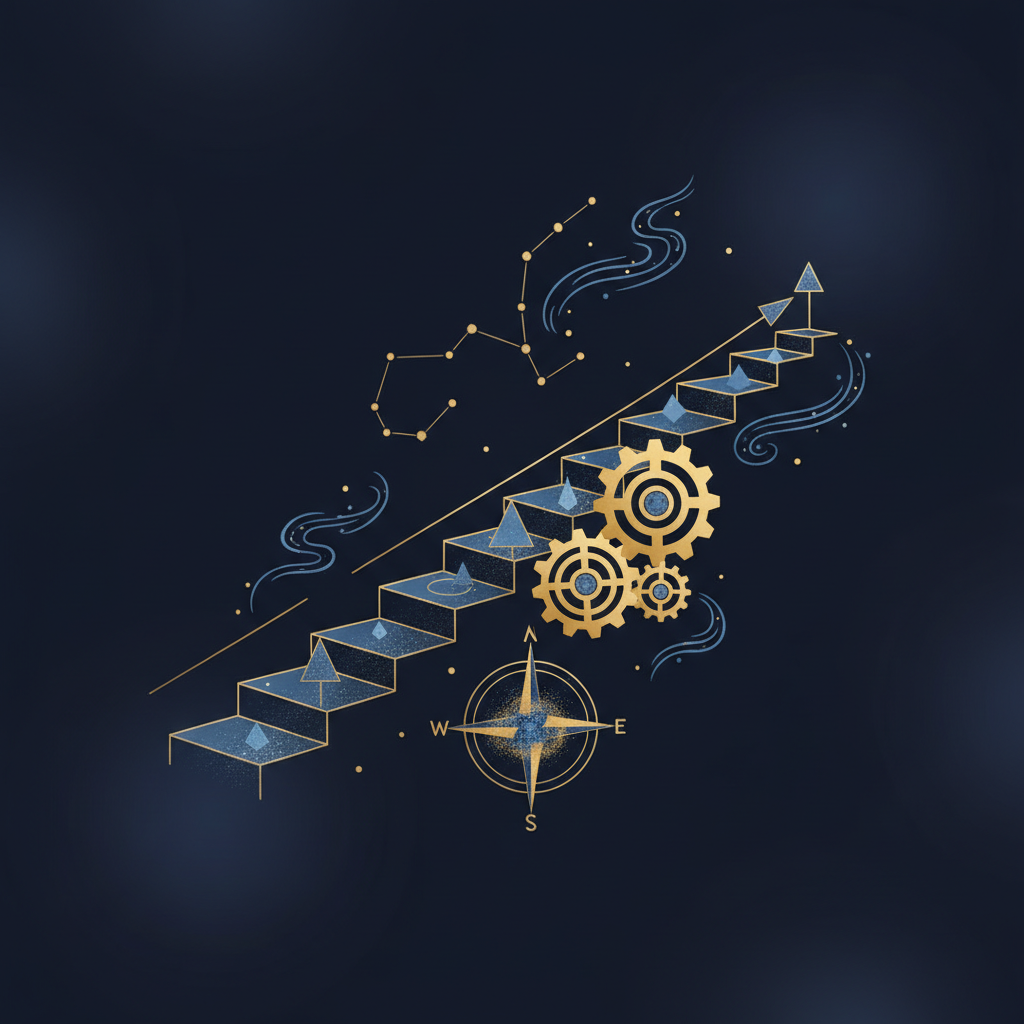 風と水の星座のエネルギーイメージ