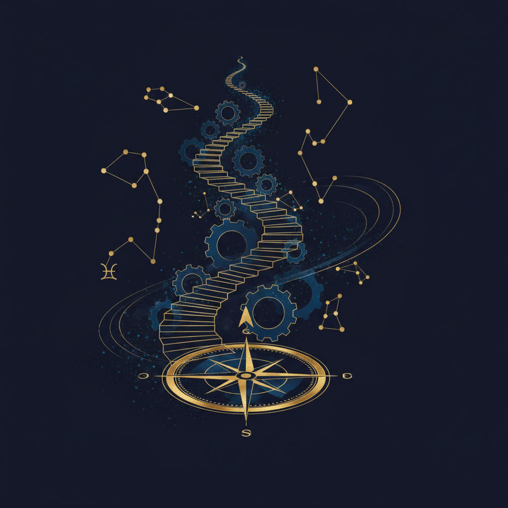 ワークライフバランスを星座で最適化｜あなたの理想の働き方のイメージイラスト