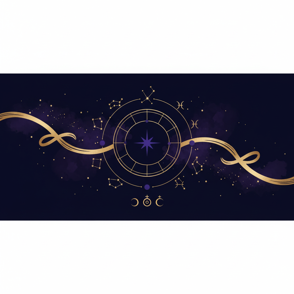 星座と友情のイメージ、夜空に広がる星々と手をつなぐシルエット