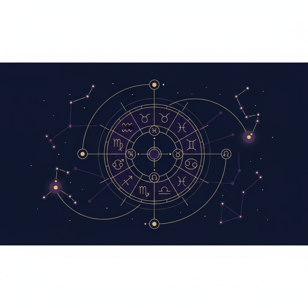 星座で見る友達の相性｜親友になれる星座の組み合わせのイメージイラスト