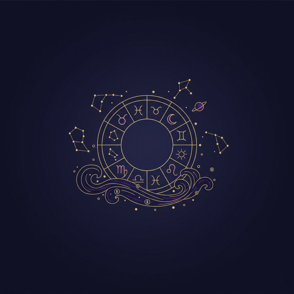 節約上手な星座を示すランキングイラスト